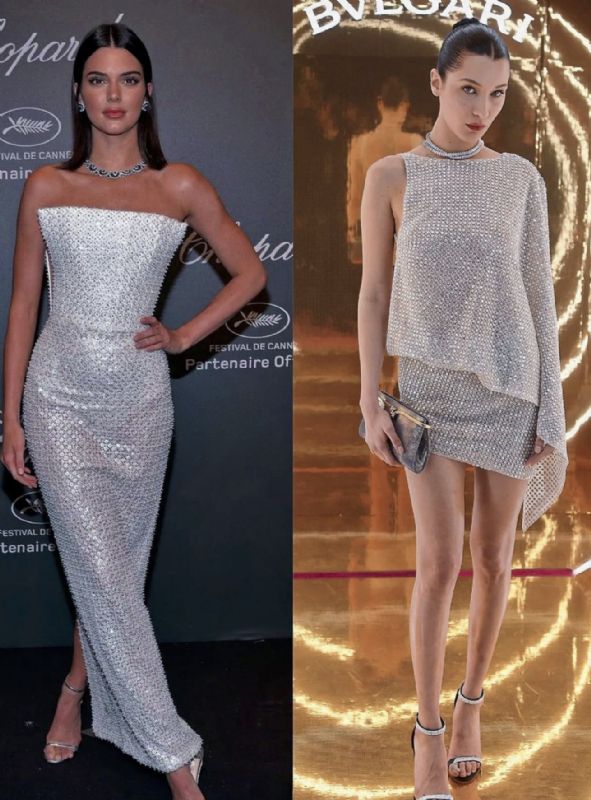 KIRMIZI HALI IKLII: KENDALL JENNER M? BELLA HADD M? 